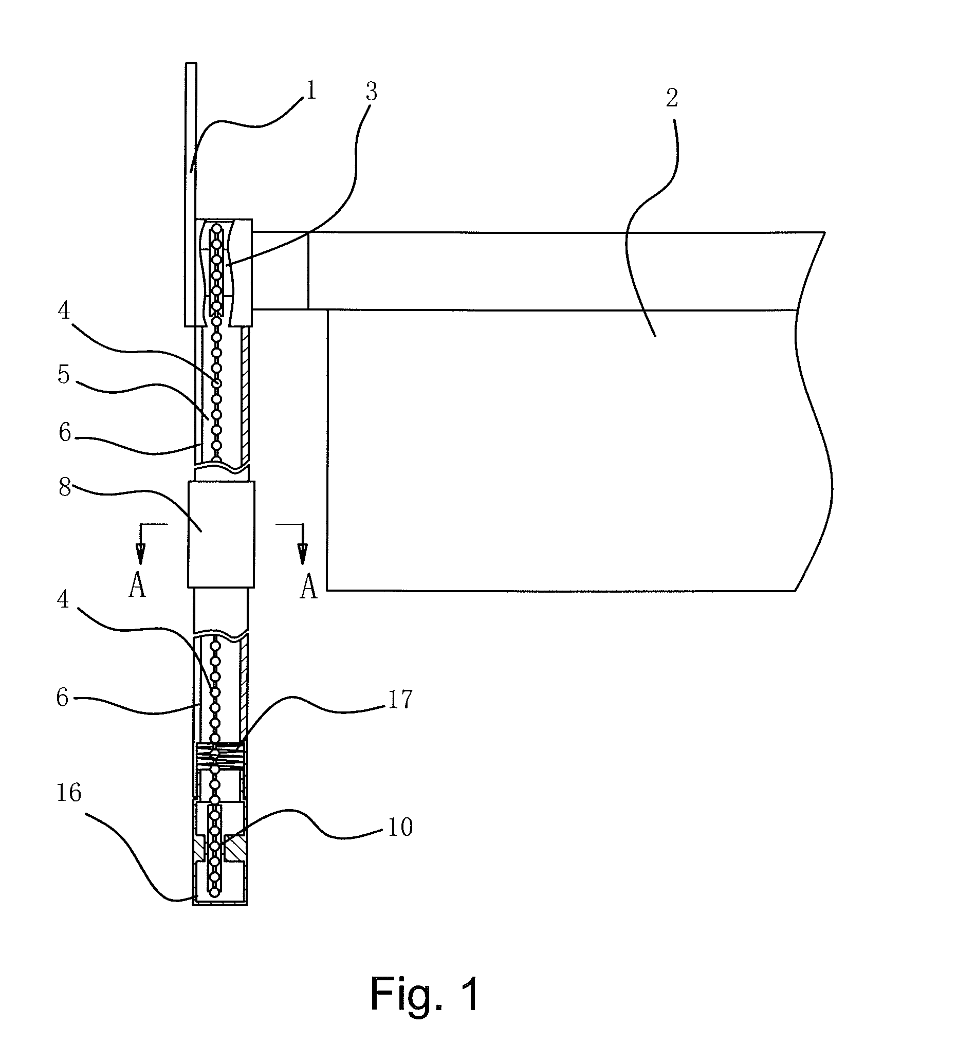 Bead Chain Type Pull Cord Mechanism for a Window Shade