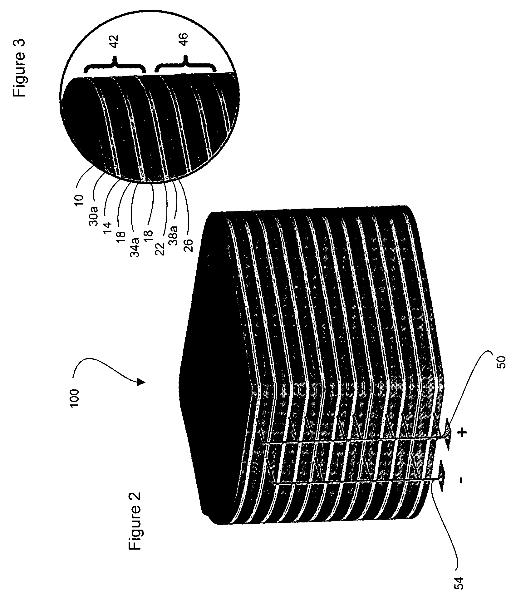 Conformal lithium polymer battery