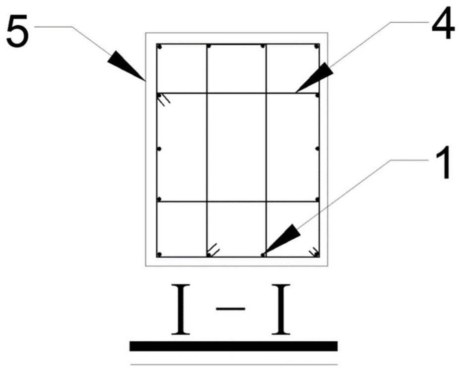 Partial unbonded grouting corrugated pipe prefabricating, assembling and connecting structure and construction method