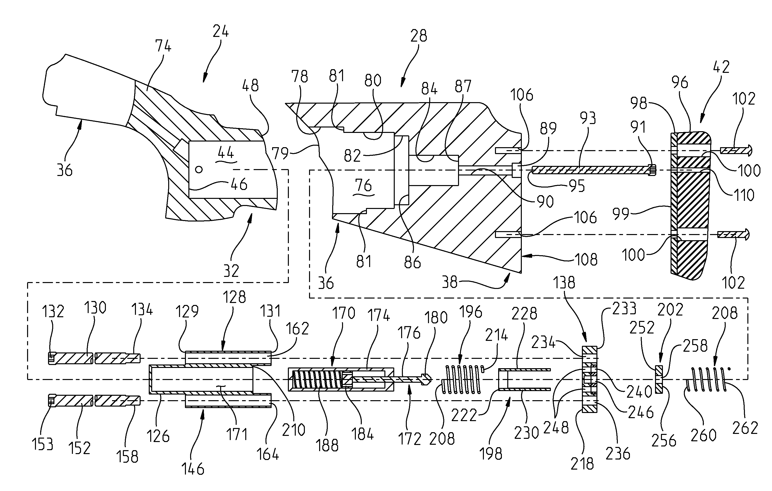 Recoil reducer for use with a firearm