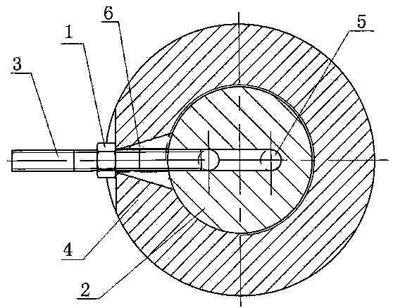 Double-eccentric crank thread anti-loosening device