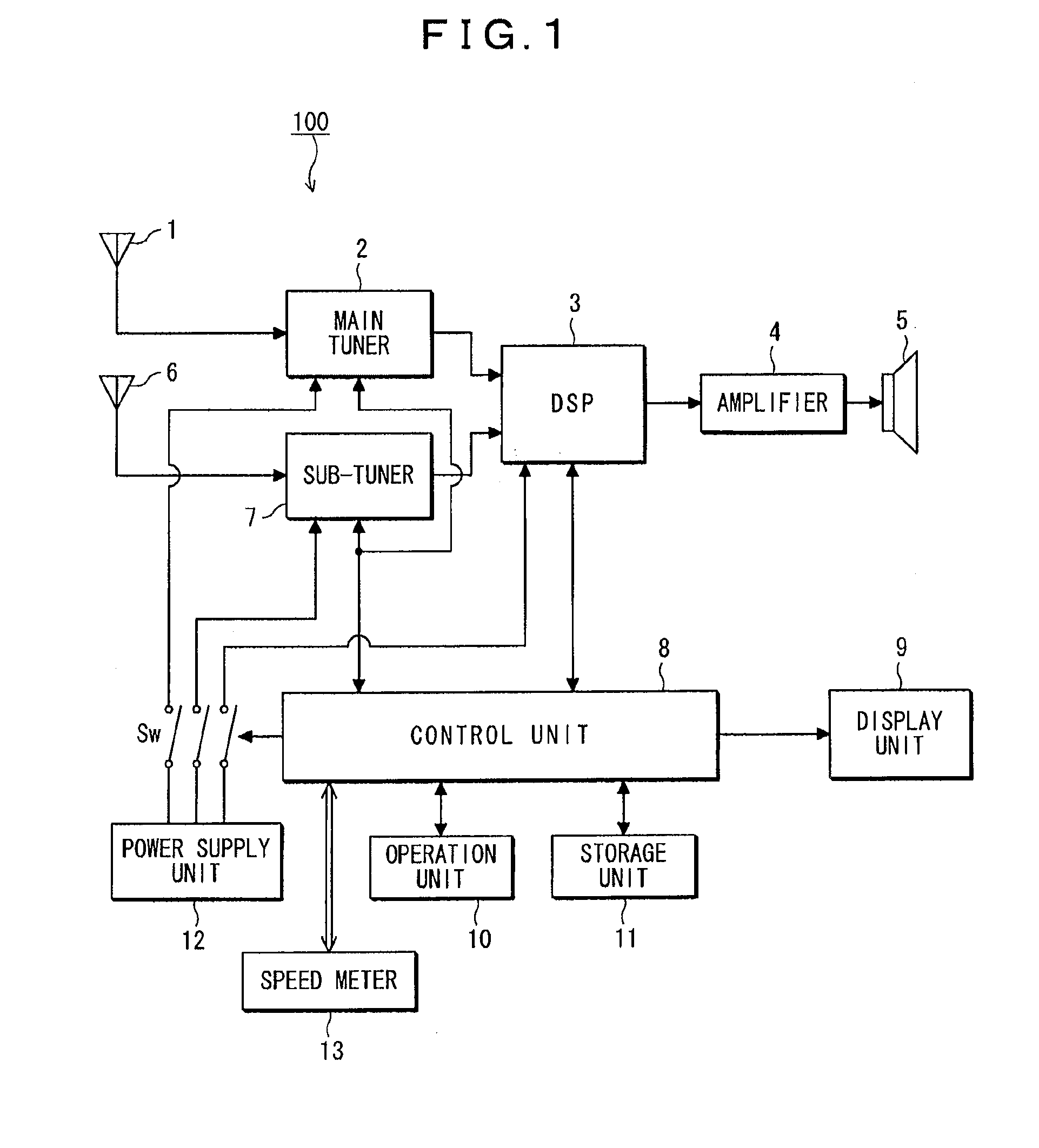 Broadcast receiving apparatus and radio receiving apparatus