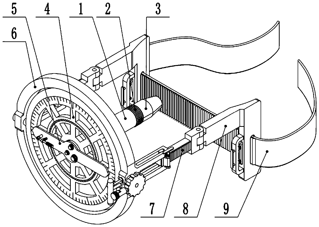 Knee arthroscope joint distraction device for orthopedics department