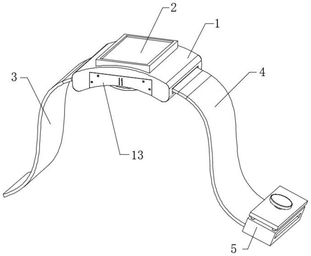 Intelligent wearable wrist type heart rhythm detection equipment for intelligent medical treatment and method of intelligent wearable wrist type heart rhythm detection equipment