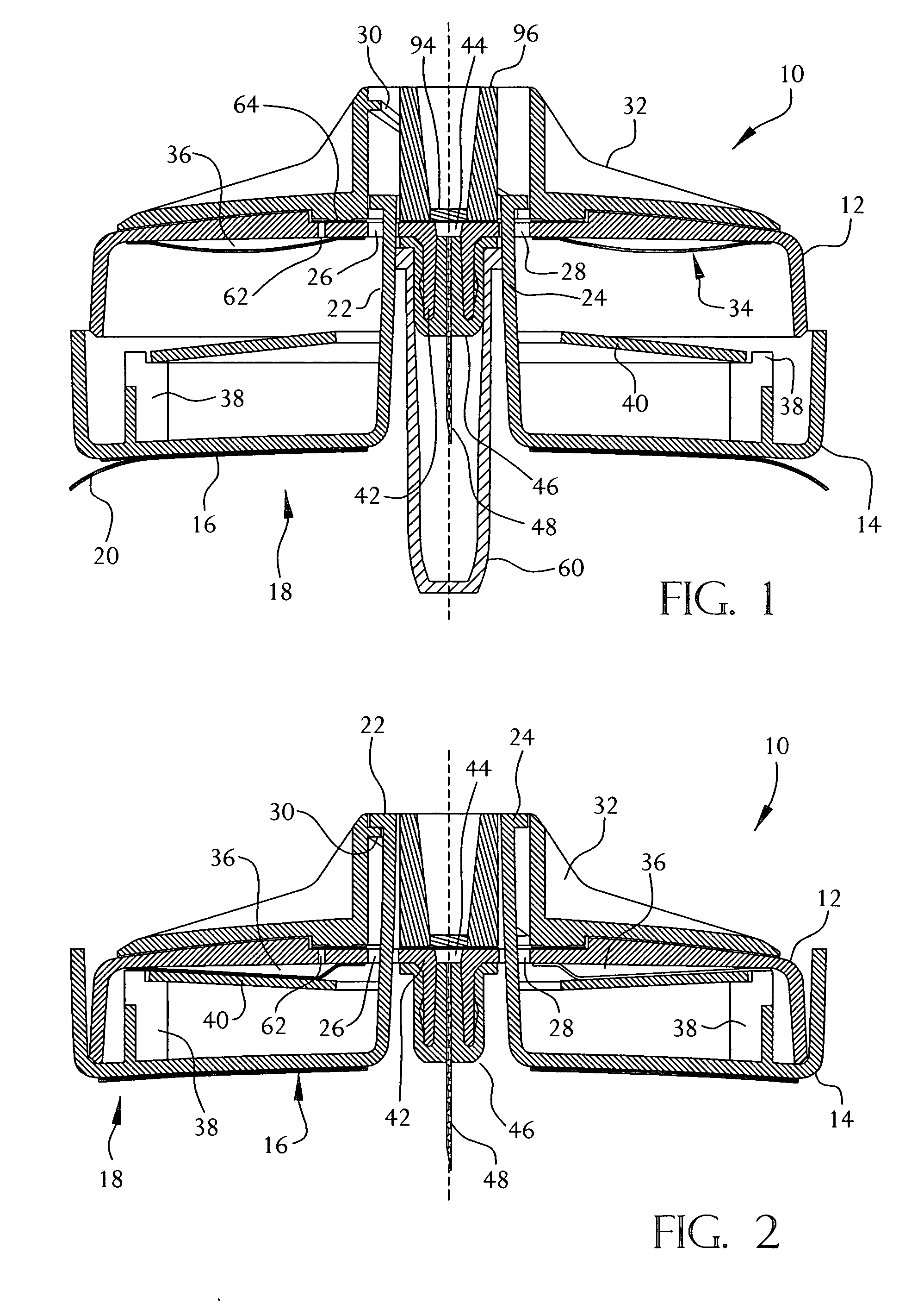 Constant rate fluid delivery device with selectable flow rate and titratable bolus button