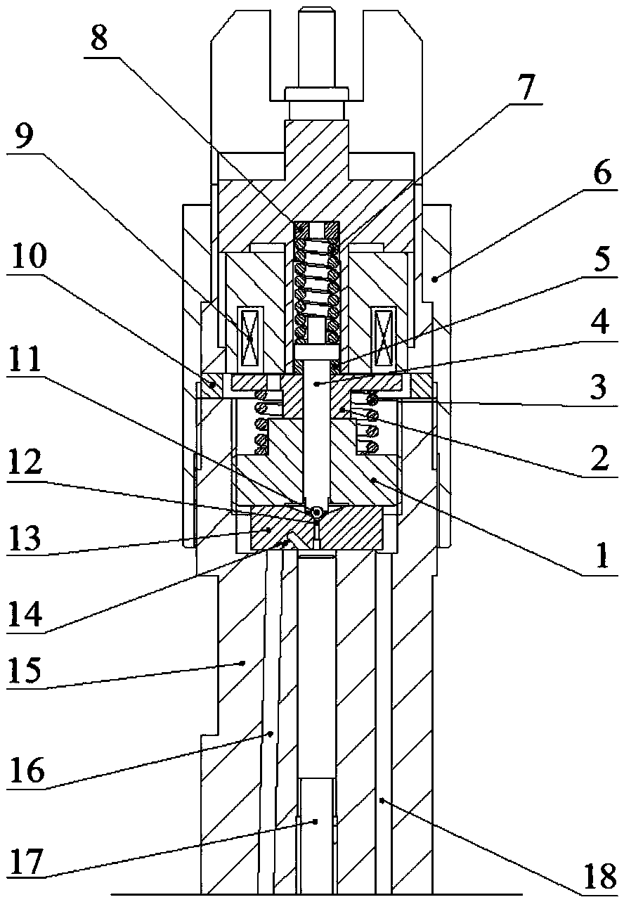 A low-pressure oil passage fuel injection valve