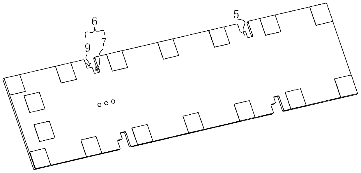 Installation fixing method of lithium battery pack protection plate and device thereof