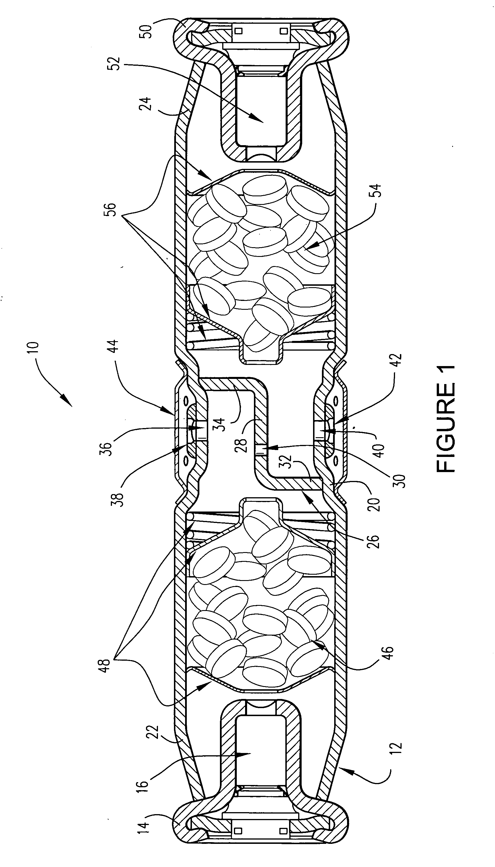 Compact multi-level output gas generator