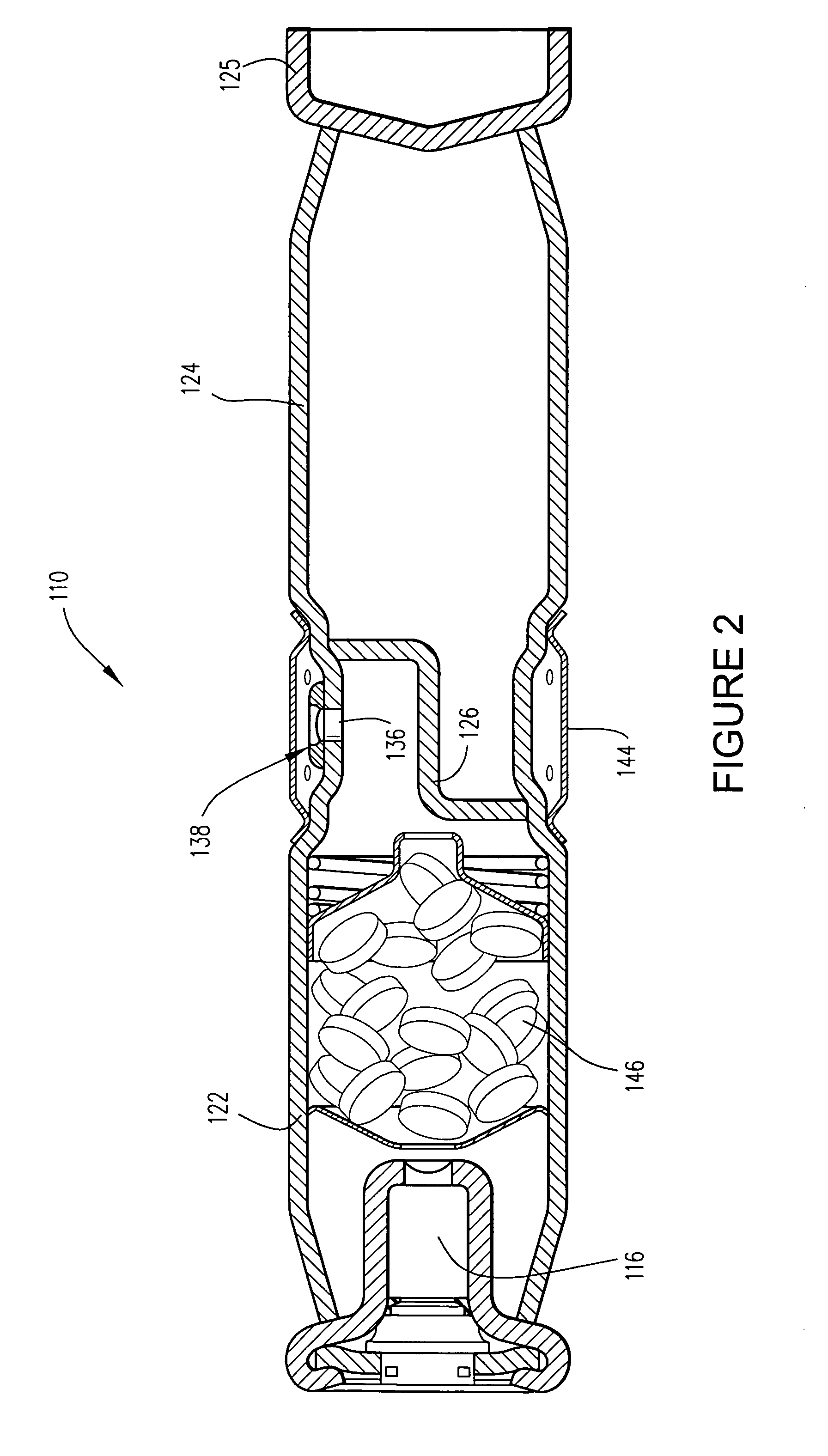 Compact multi-level output gas generator