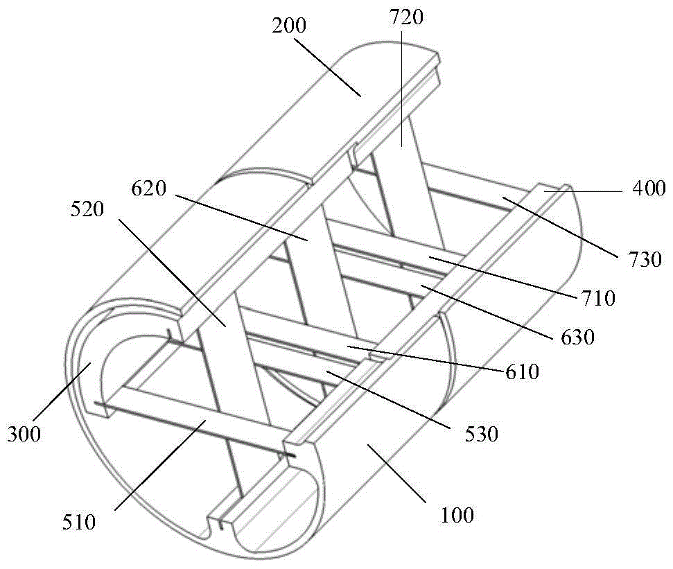 A compact flexible bearing with large rotation angle range