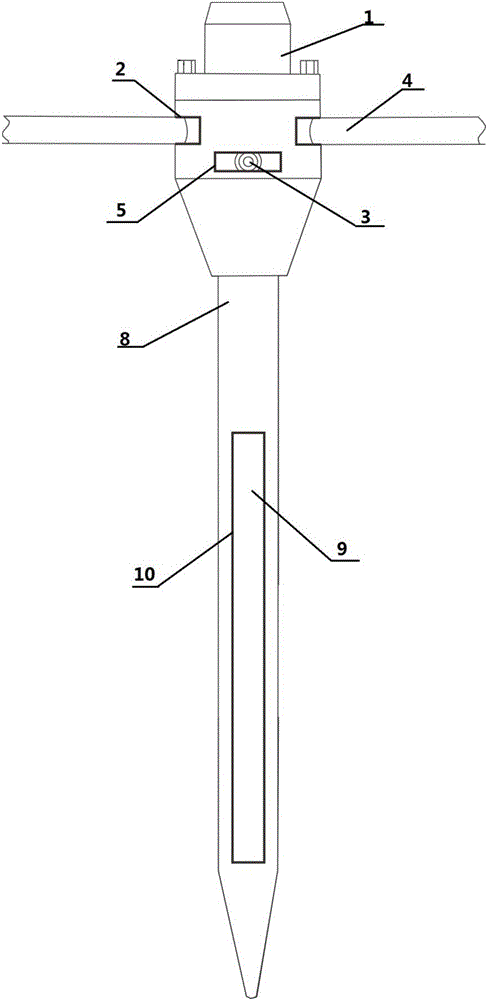 Drilling and exhausting integrated type geogas sampling device