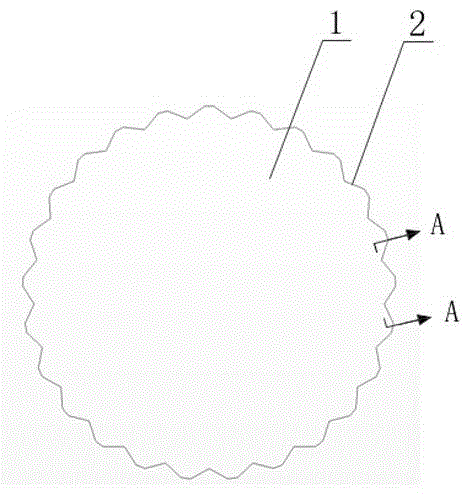 Buoyancy block surface structure for reducing ocean current resistance borne by waterproof pipe column