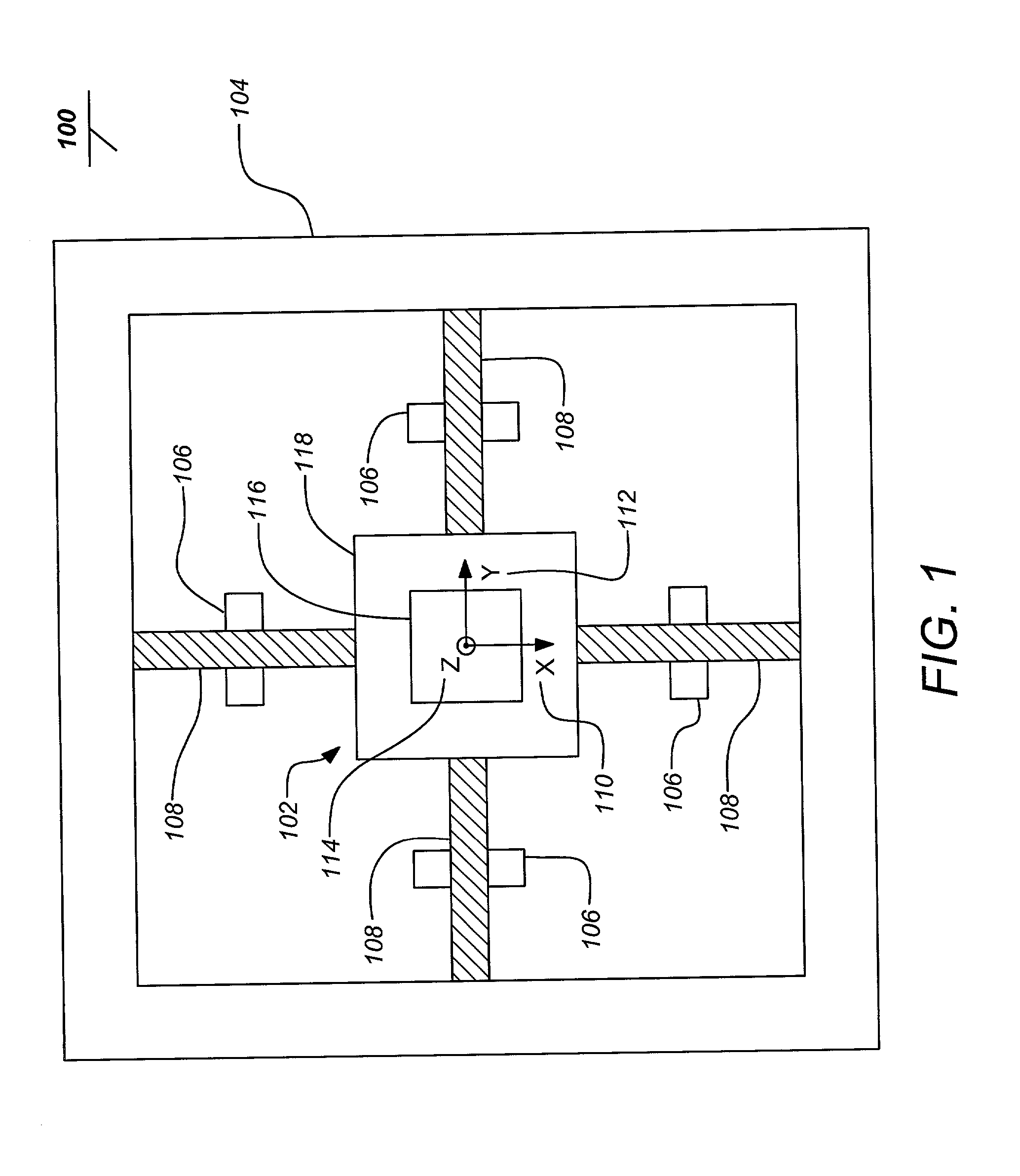 Isolated resonator gyroscope