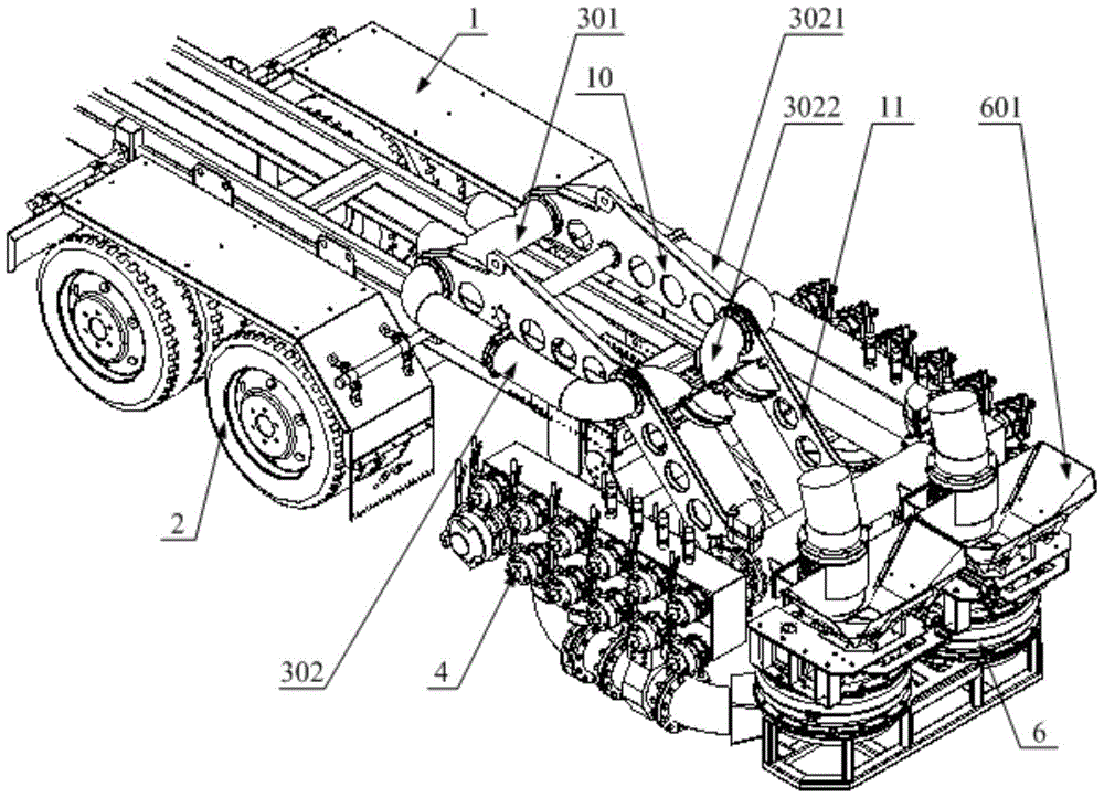 A kind of fracturing sand mixer