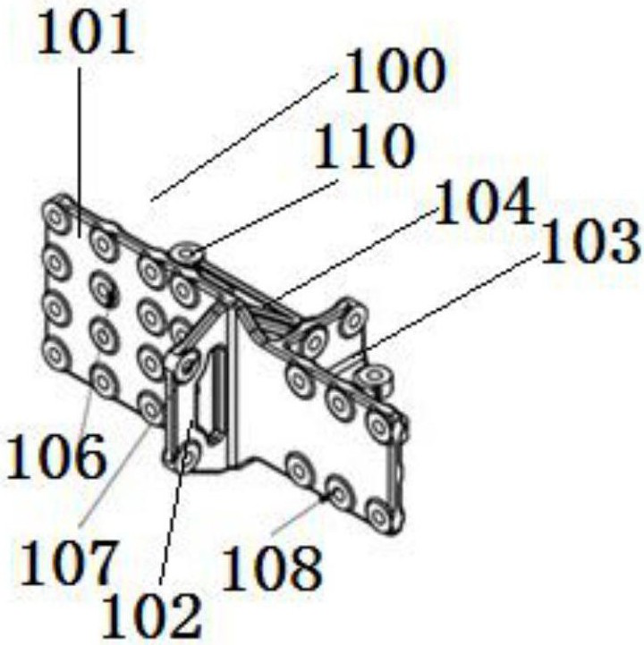 A connection plate structure for building a battery frame