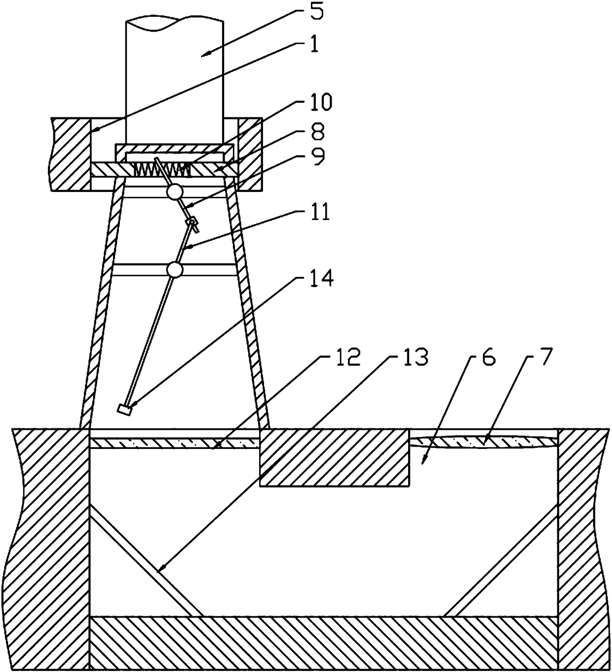 Fixture special for gearbox shell machining