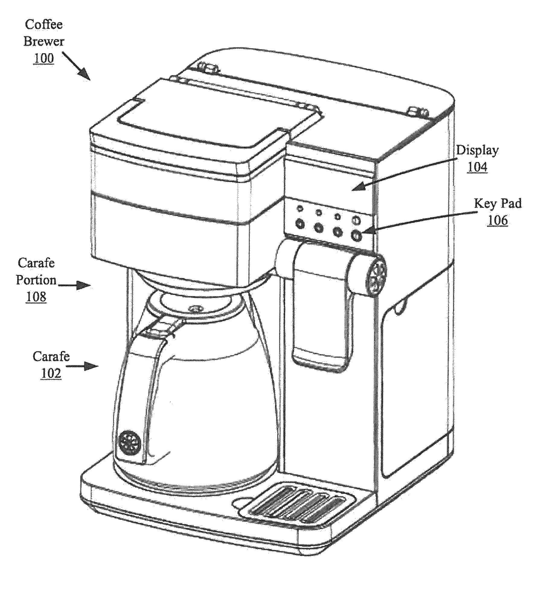 Hot Beverage Brewer for Multiple Volumes