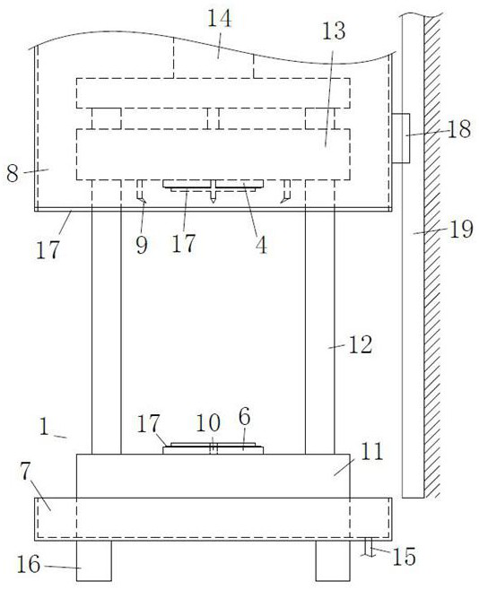 Gas flowmeter complete machine automatic leakage detection device and working method thereof