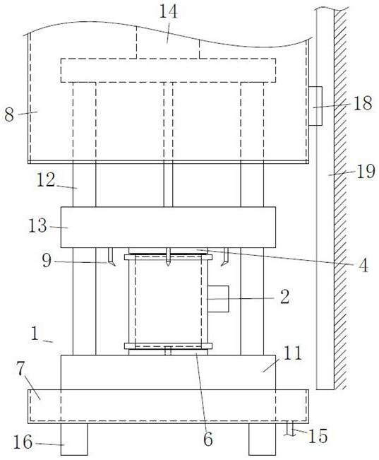 Gas flowmeter complete machine automatic leakage detection device and working method thereof