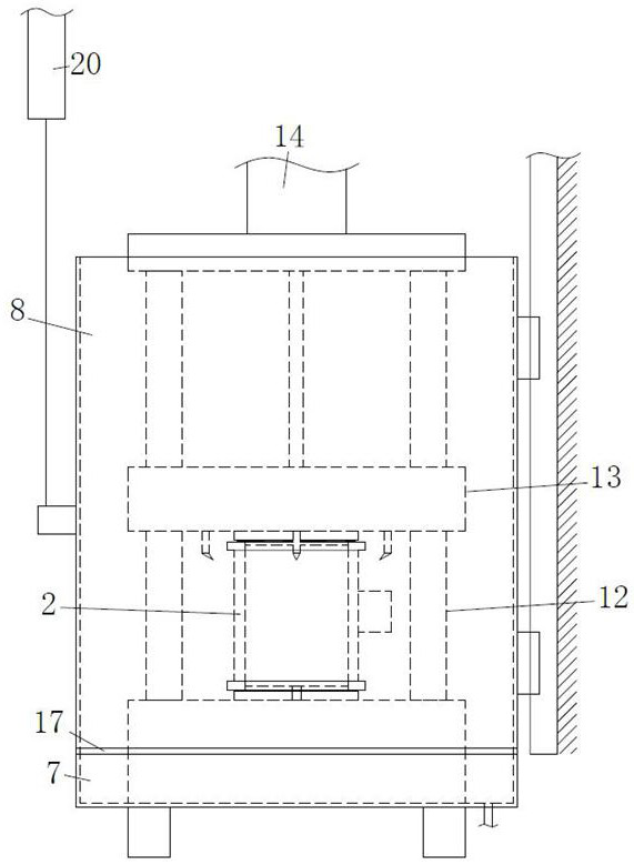 Gas flowmeter complete machine automatic leakage detection device and working method thereof