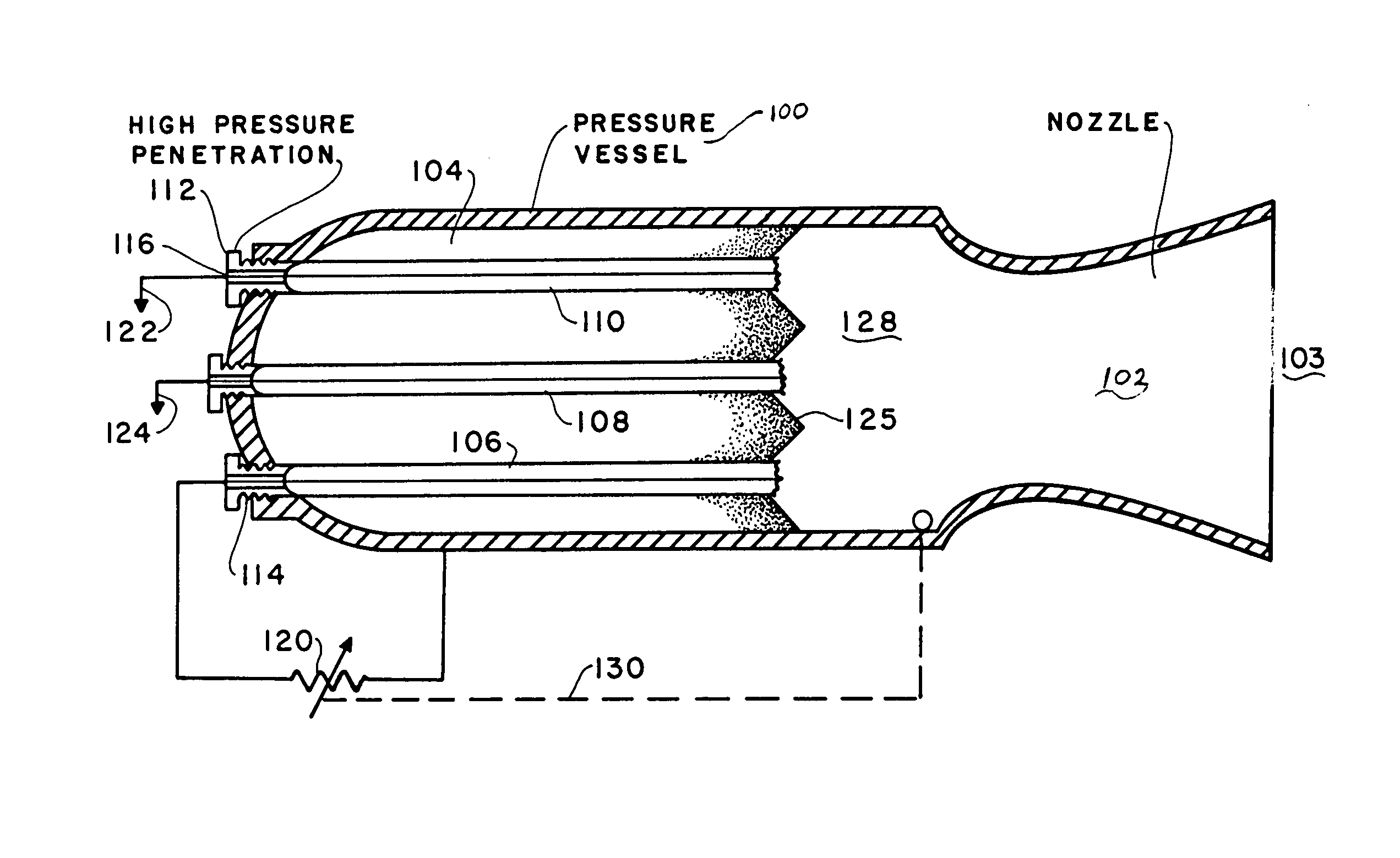 Solid fuel rocket thrust control