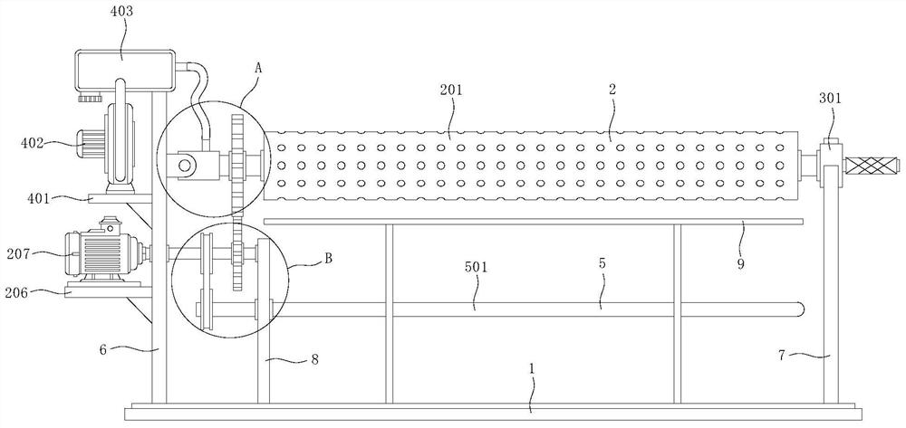 Drum-type receiving lapper for melt-blown non-woven fabric production