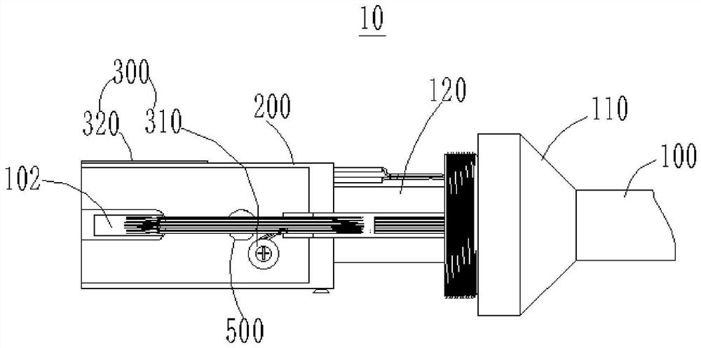 Superconducting device test probe rod