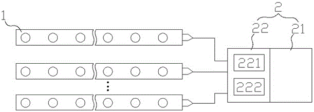 Intelligent control-type cage lighting system and cage structure