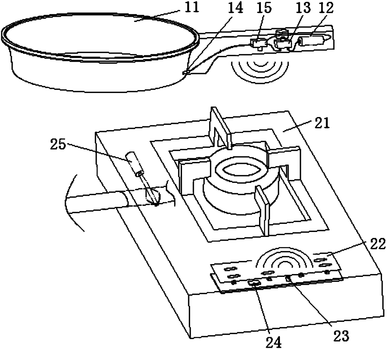 Intelligent cooker and intelligent kitchenware system