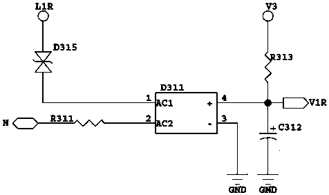 A signal lamp fault detection circuit with voltage and current detection function and its detection control method