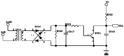 A signal lamp fault detection circuit with voltage and current detection function and its detection control method