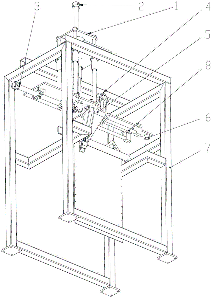 Cathode zinc plate pre-stripping device