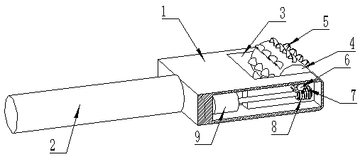 Tongue coat clearing device