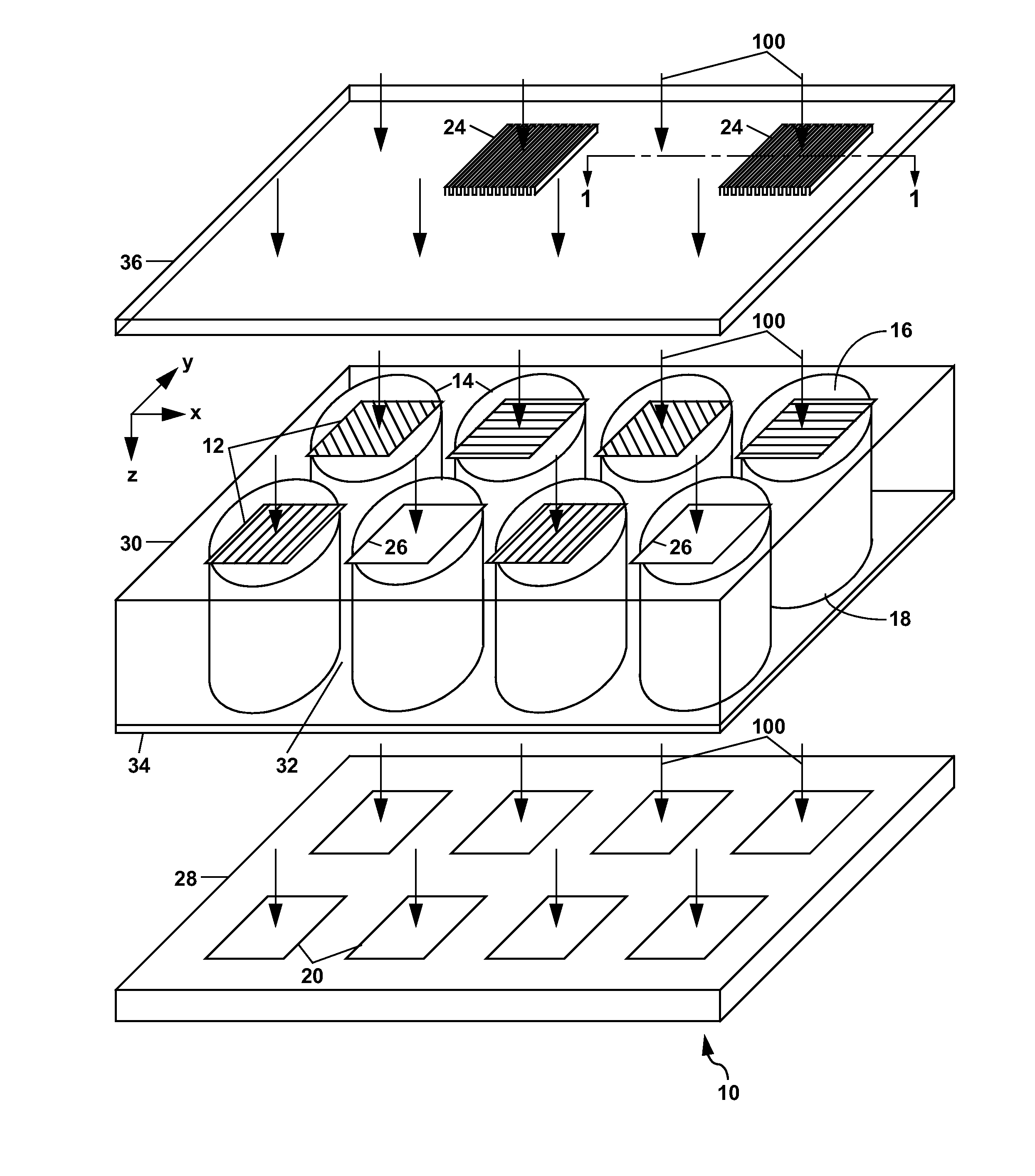 Polarization-sensitive infrared image sensor including a plurality of optical fibers