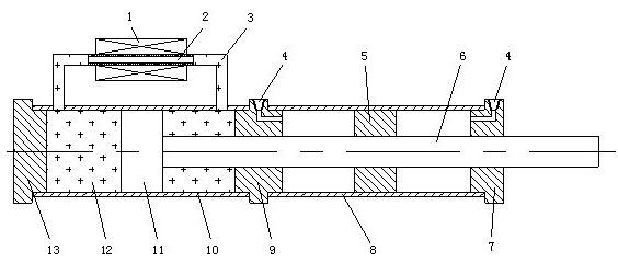 Speed adjusting hydraulic cylinder