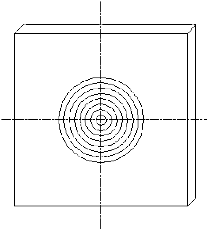 Propeller hub fairing skin machining method