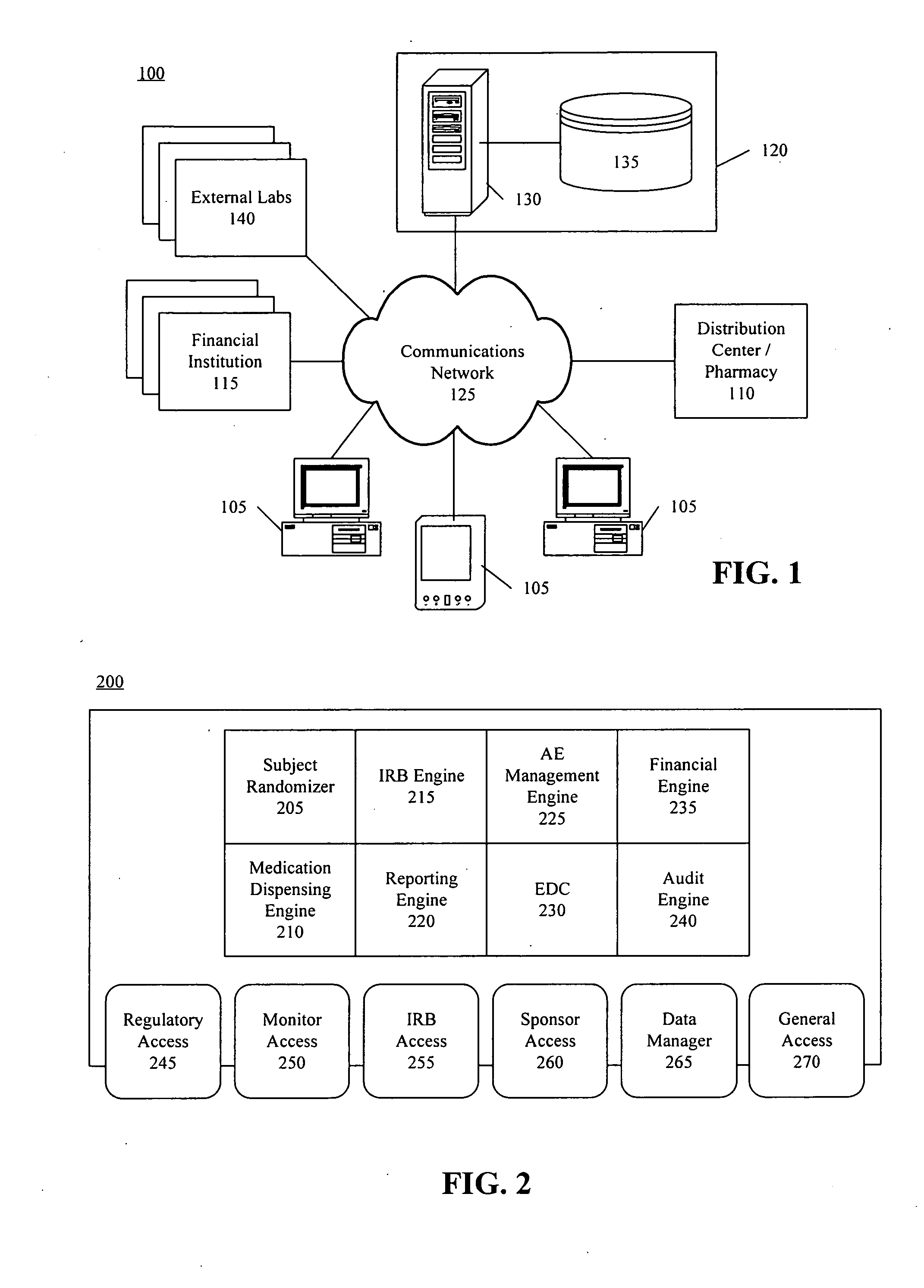 Method, system, and apparatus for clinical trial management over a communications network