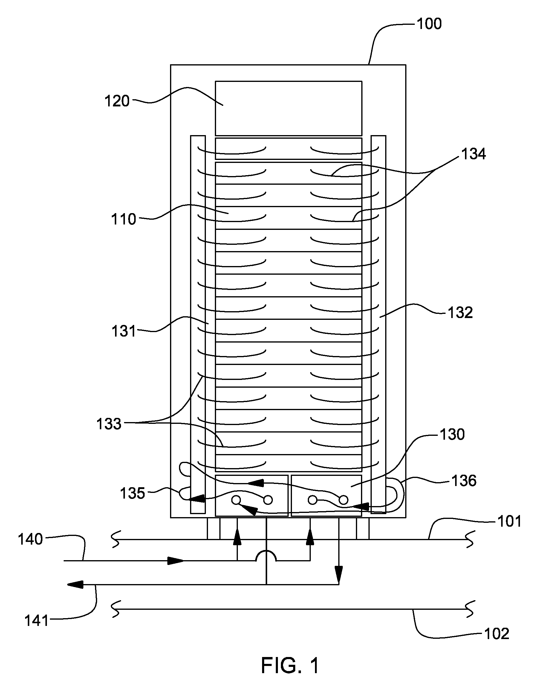 Apparatus and method for facilitating servicing of a liquid-cooled electronics rack