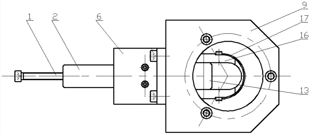 A metal thin film pressing and grinding device