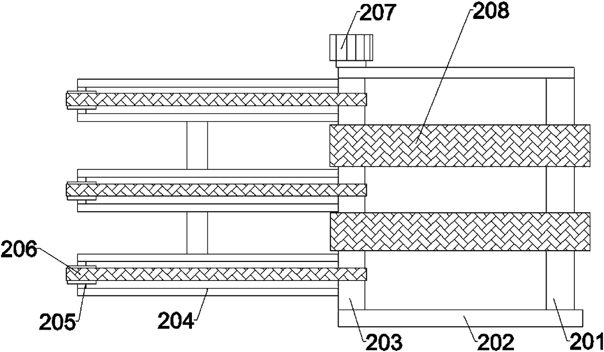 Special-shaped box processing device with waste recycling function