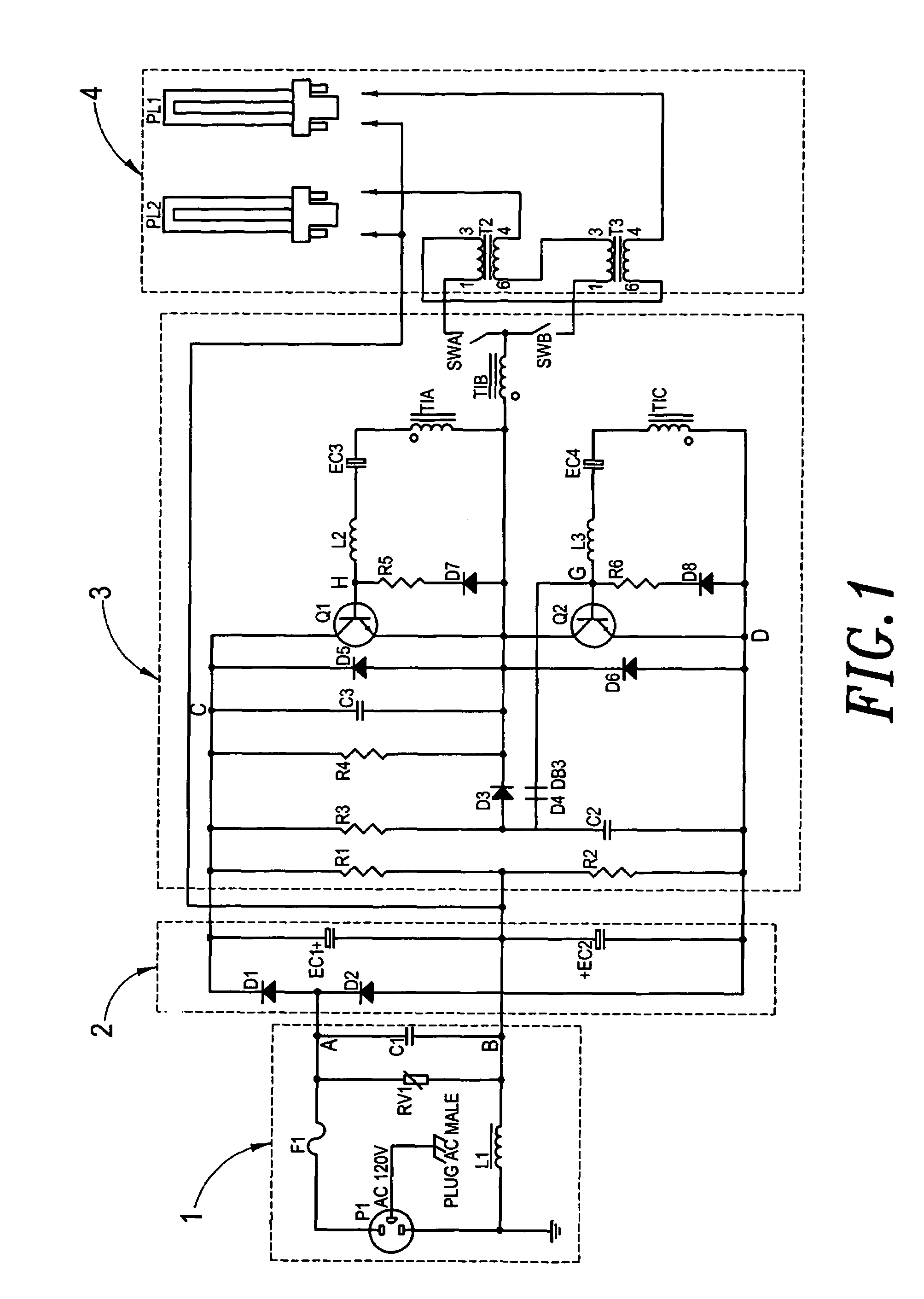 Electronic stabilizer used for hand-held lamp