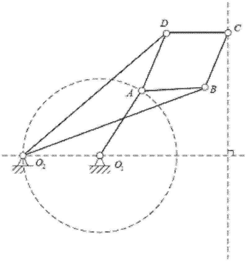 2-RRR mechanism with function of linear movement