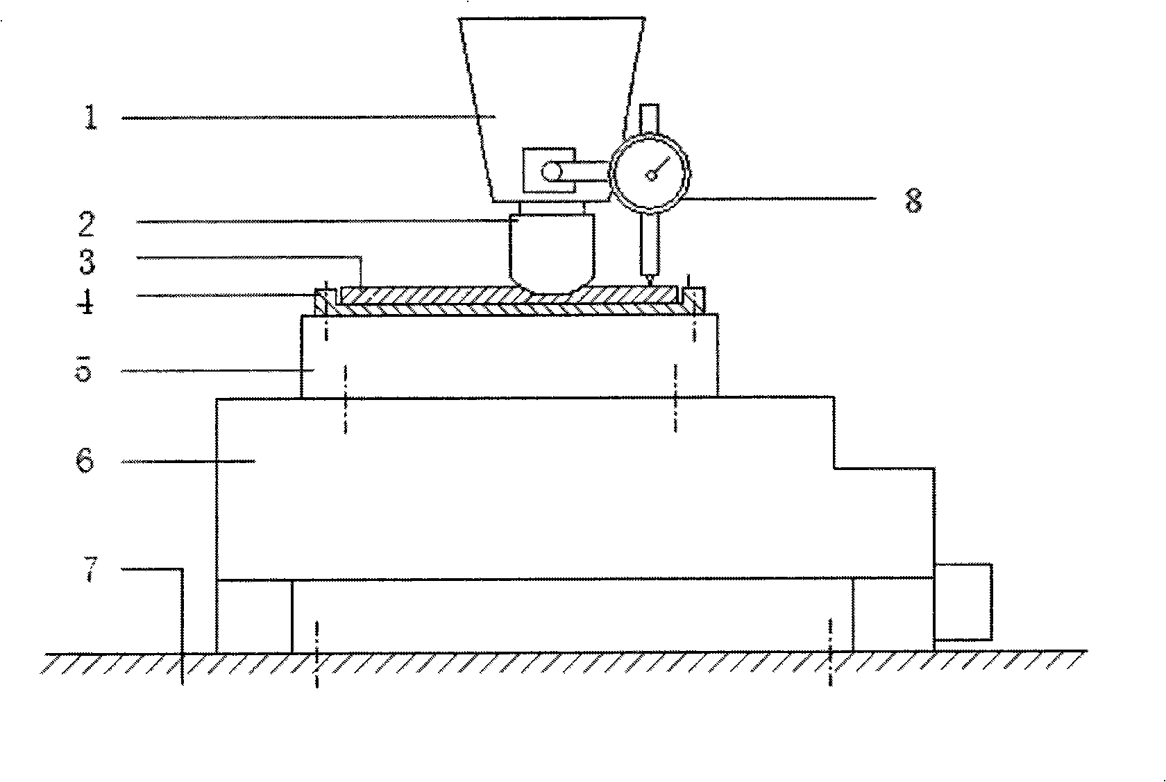 Internal surface tooth geometrical shape change measuring apparatus for rifled pipe expansion