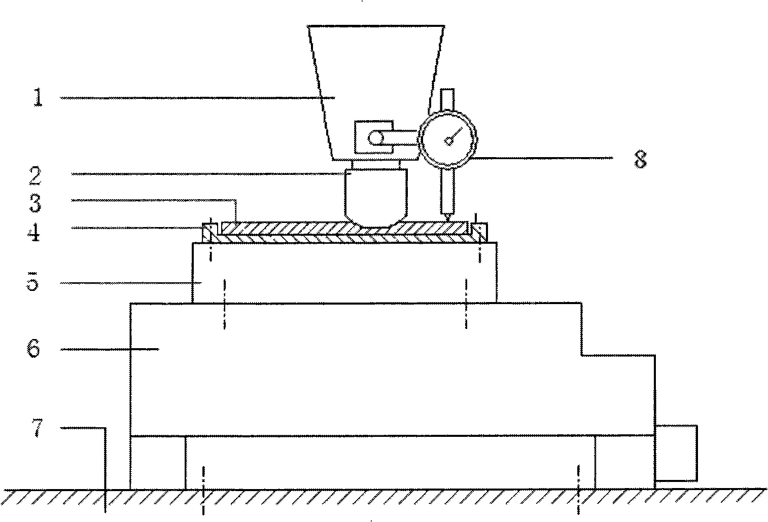 Internal surface tooth geometrical shape change measuring apparatus for rifled pipe expansion