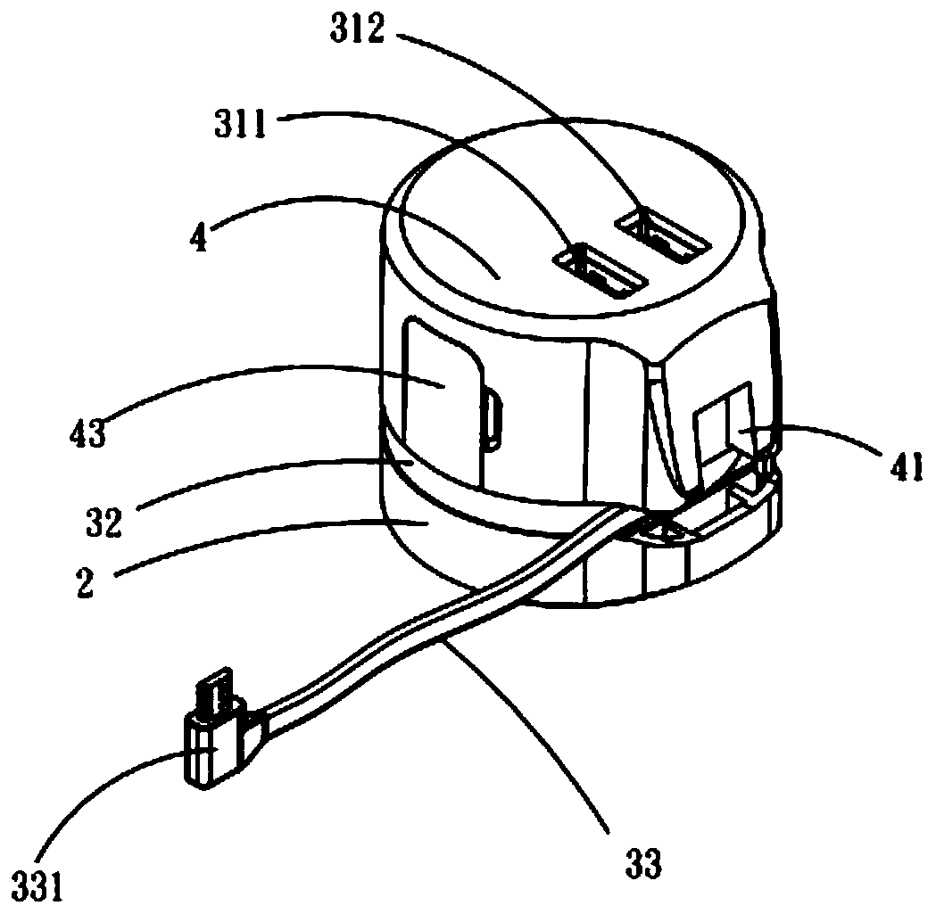 Multi-national charger structure