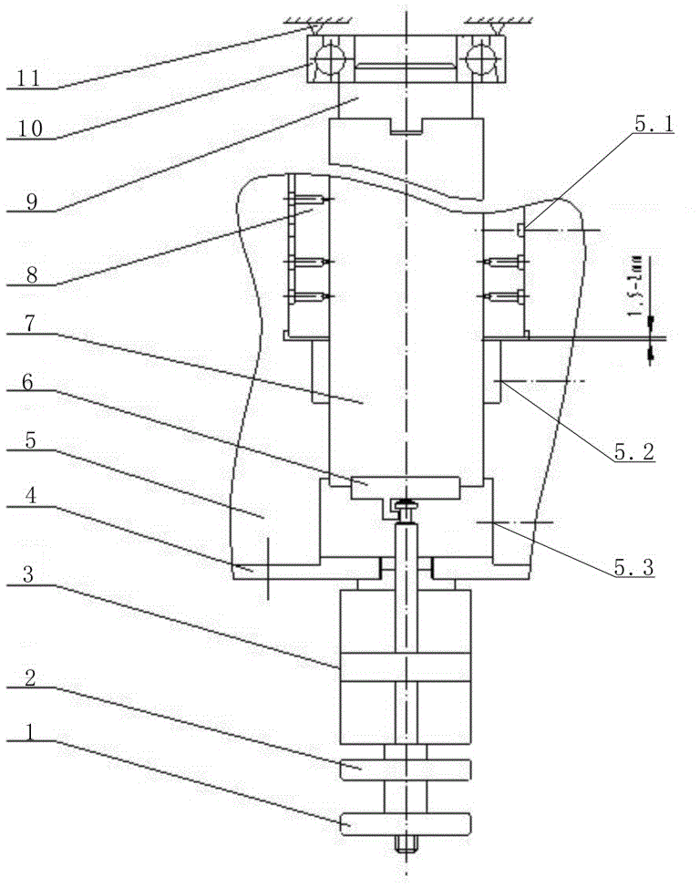 Axial load testing method of ball bearing