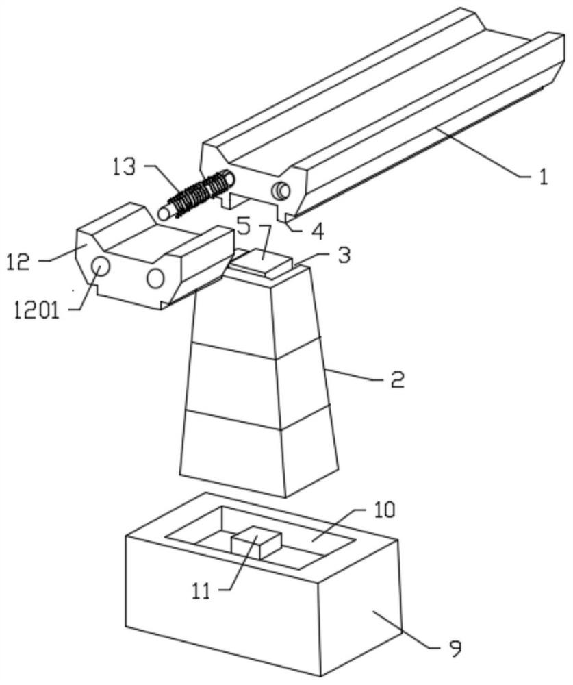 A prefabricated bridge structure