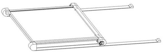 Solar sun-shading device and vehicle front windshield sun-shading method