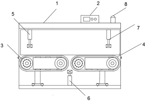 Uniform cutting device for tipping paper