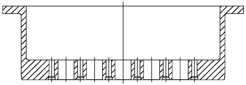 A method for forming an integral upper support structure of reactor internals